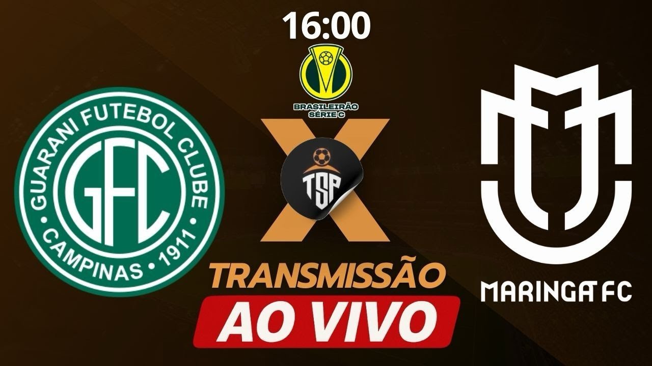 GUARANI X MARINGÁ - 13/04 - AO VIVO SEM DELAY - CAMPEONATO BRASILEIRO ...