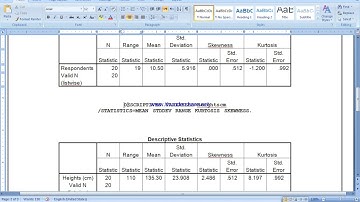 STA 641. Assignment  1.Mean2.Range  3. Standard deviation  4.Skewness5. Kurtosis
