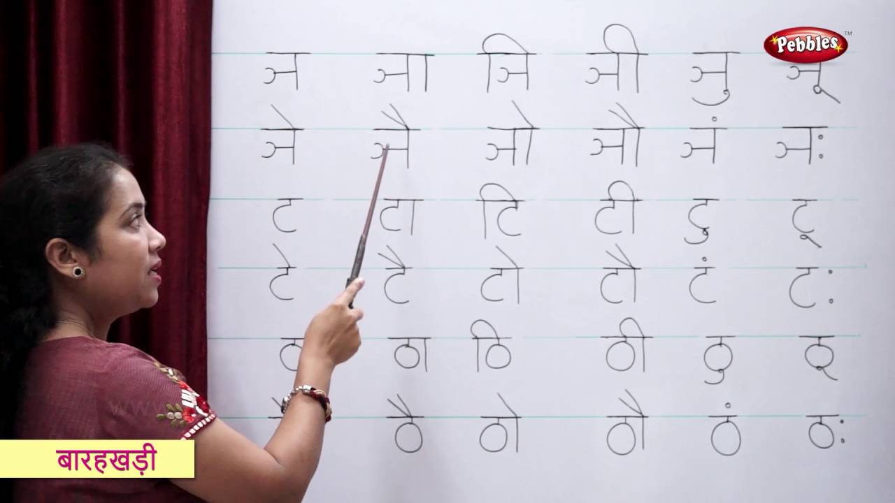 Hindi Kagunita Chart