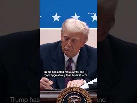 President Trump marks