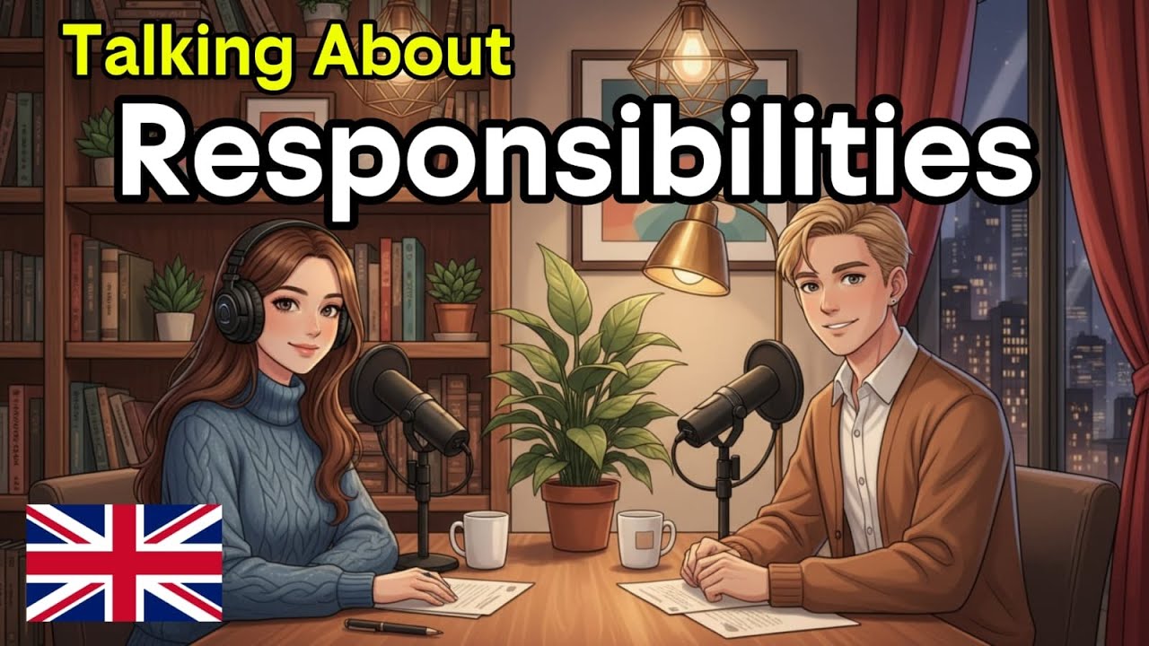 How to Talk About Your Responsibilities in English | Daily Life Conversation Practice