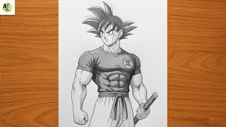 How to Draw Goku Ultra Instinct | Epic Dragon Ball Super Art | Anime Drawing Tutorial for Beginners screenshot 1
