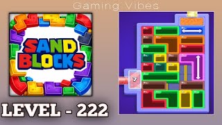 Sand Blocks: Drop Puzzle Level 222 Walkthrough Solution