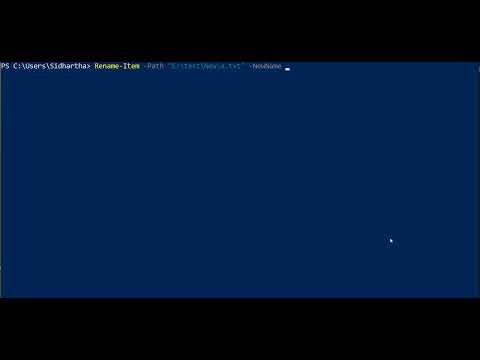 Rename-Item with PowerShell