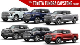 2024 Toyota Tundra Capstone - All Color Options - Images | AUTOBICS