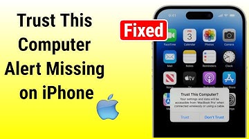 Trust this computer alert is missing on iPhone: How to Fix