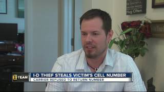 Identity thief steals victim's Social Security number, uses it to take his cell phone number