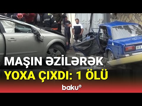 Qubada ölümlə nəticələnən ağır qəza