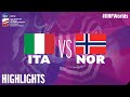 Italy vs. Norway - Game Highlights - #IIHFWorlds 2019