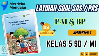 LATIHAN Soal SAS / PAS PAI kelas 5 SD Semester 1 | Beserta Pembahasan dan Kunci Jawaban
