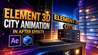 Create 3D City Model In After effects
