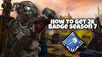 How to get your first 2k Damage Badge (Apex Legends Season 7)