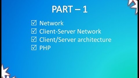 TN 12th computer application chapter-4 PHP (part - 1) Introduction