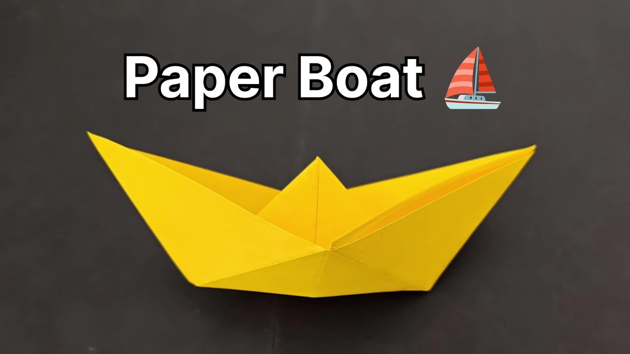 How To Make Paper Boat, Paper Boat, Diy Boat,  Origami Boat