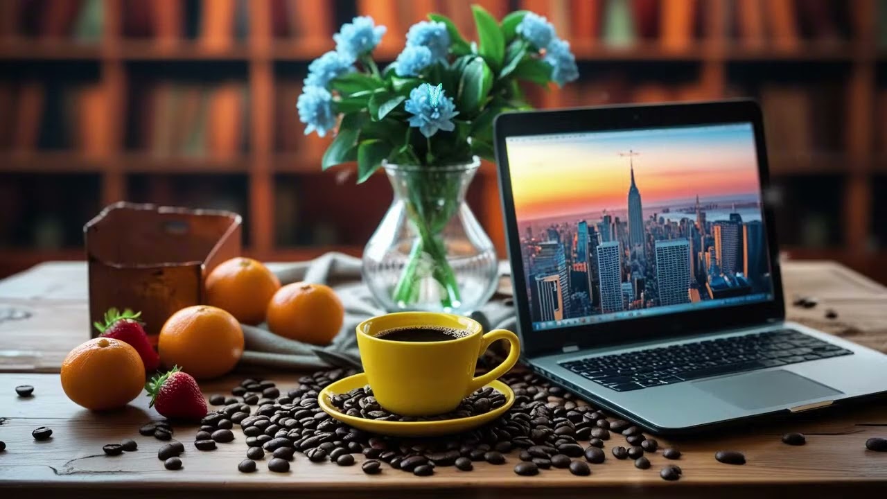 Work Jazz Piano - Slow Jazz Music - 24/7 Live Stream - Music For Work & Study