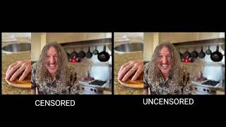 "Weird Al" Yankovic - Real or Cake? (CENSORED) VS (UNCENSORED) Comparison