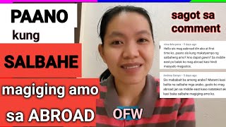 PAANO KUNG SALBAHE SI AMO SA ABROAD | buhay abroad sa saudi arabia | OFW | Pinayofw MP