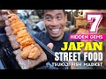 Tsukiji fish market new  hidden gems japanese street food