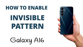 How to Make your Password PATTERN INVISIBLE on the Galaxy A16! screenshot 2