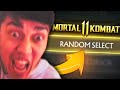 Picking random select in every game made me rage mortal kombat 11