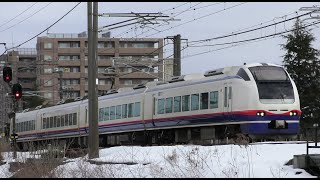 特急しらゆき4号上越妙高行きE653系H204編成54M【4K】