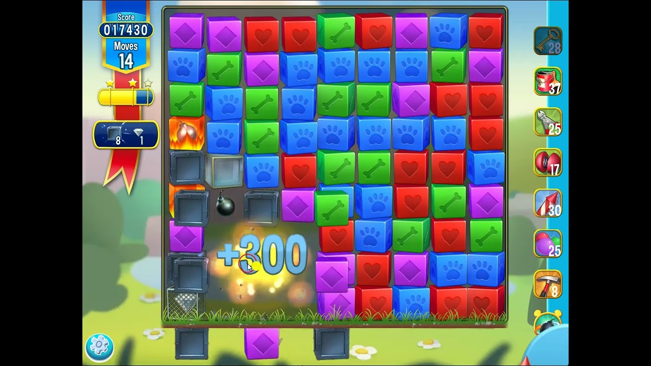 Pet Rescue Saga level 5163 no boosters | PuzzledCubes.site