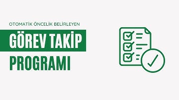 EXCEL GÖREV TAKİP PROGRAMI (OTOMATİK ÖNCELİK SIRALAMASI) | EXCEL 751