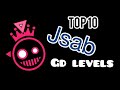 Top 10 just shapes and beats levels in gd