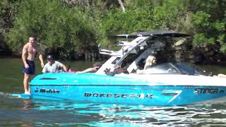 Launchn Lost Freeski Vlogs - Jack Harrison on Short Bar Flipping - Chase Boat & Drone