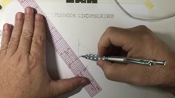 Polygons; Drawing Pentagons Circumscribed