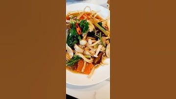 Mì Xào Giòn.Hủ Tiếu Xào.Súp Đông Trùng Hạ Thảo món chay nhà hàng #shorts
