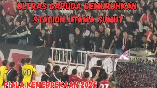 ATMOSFER LUAR BIASA‼️MOMEN ULTRAS GARUDA GEMURUHKAN STADION UTAMA SUMUT