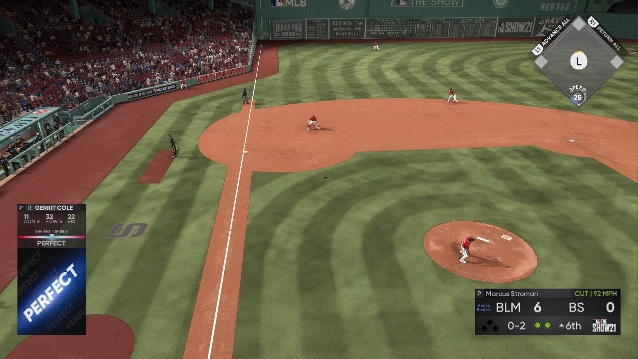 99 OVERALL GERRIT COLE PERFECT PERFECT OVER GREEN MONSTER