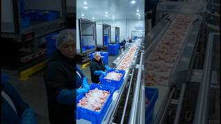 How Millions of Chicken Wings are Made Daily #asmr #shorts