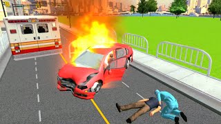 Trò Chơi Lái Xe Cứu Hỏa Chữa Cháy Khẩn cấp | Firefighter Emergency Rescue Hero 911 screenshot 1