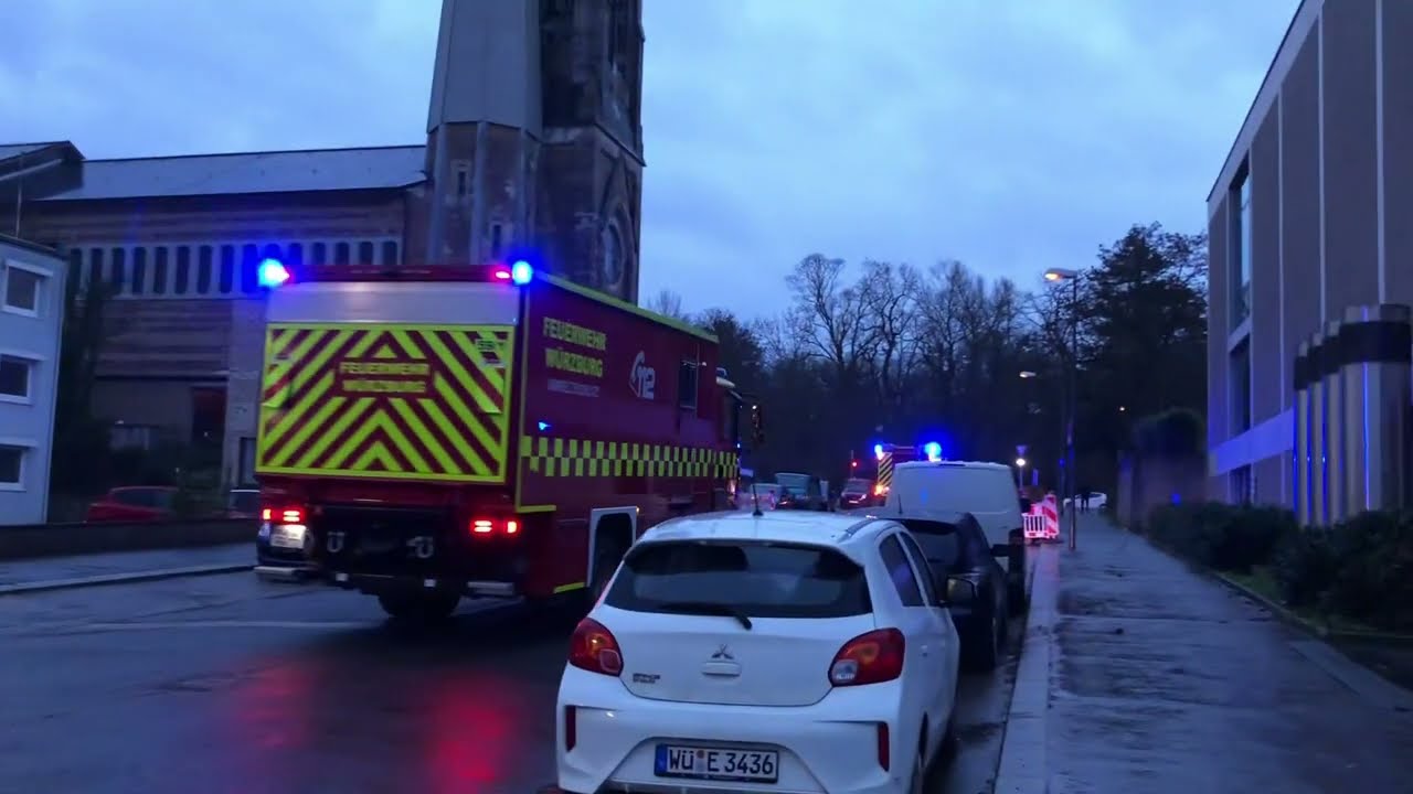 Einsatz- und Wachausfahrten der Berufsfeuerwehr Würzburg