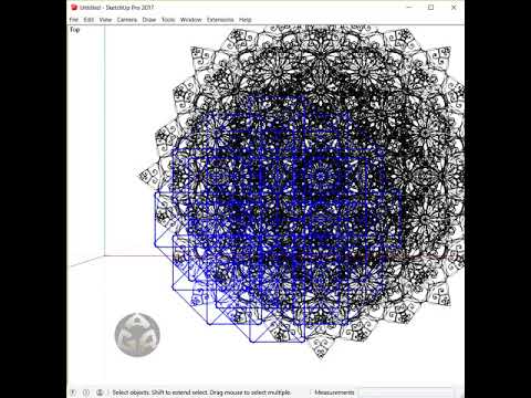 Originating complicated geometric islamic patterns by simple transformations in Sketchup sketchup tutorials interior design ( kitchen ) download