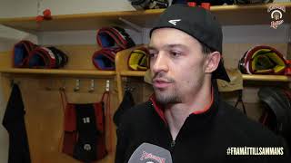 Patrik Carlsson efter förlusten mot DIF