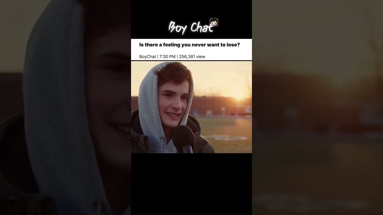 Is there a feeling you never want to lose?| BoyChat — Honest AI Conversations That Feel Real