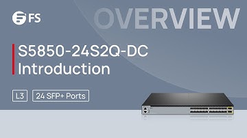 S5850-24S2Q Ethernet Switch Overall Introduction | FS