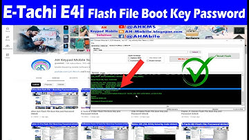 E-Tachi E4i (SPD6531E) Flash File, Boot Key and Password Unlock