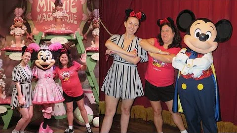 Talking Mickey Mouse and Minnie Mouse IRL at Disney WDW Magic Kingdom