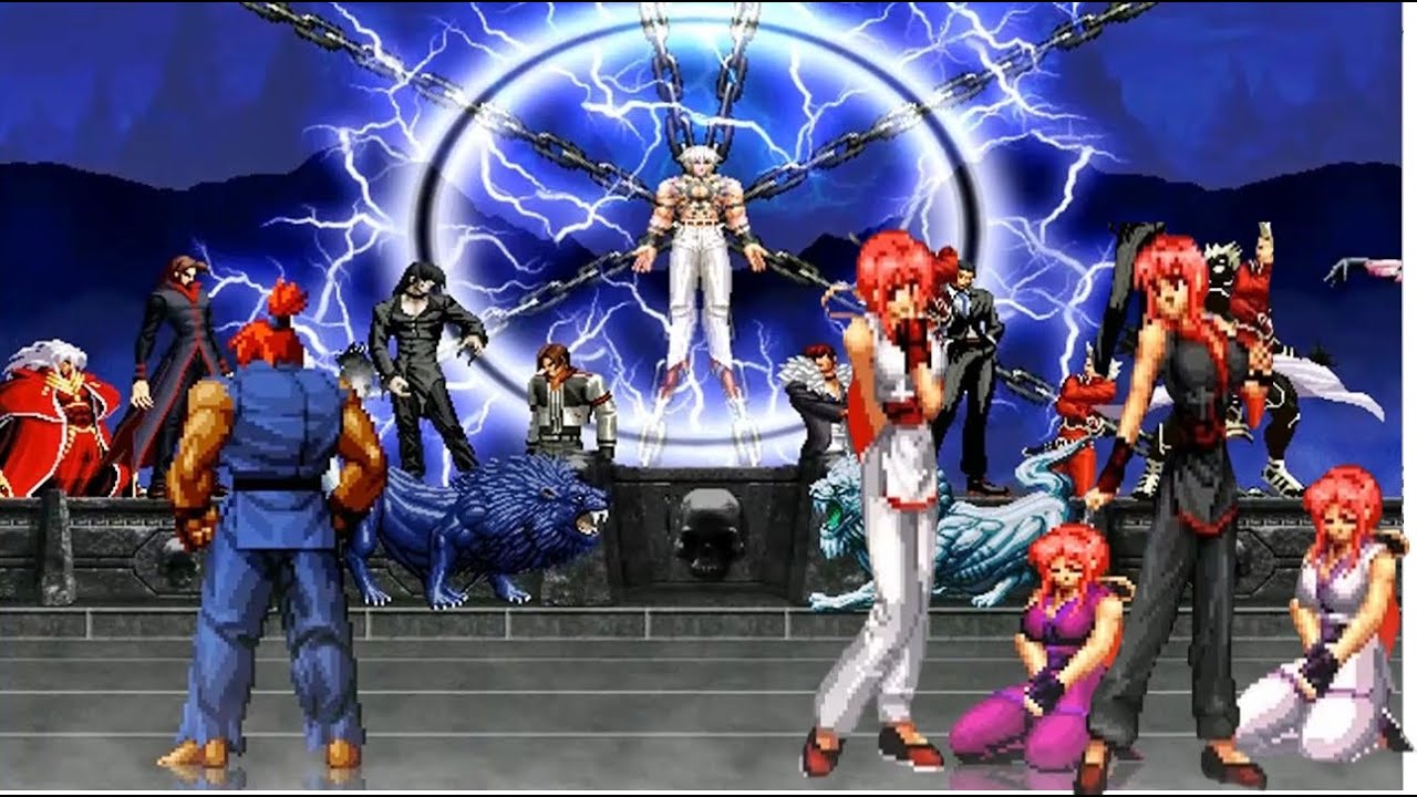 [KOF Mugen] DRAGON KEN [vs] KUNG FU GIRL Team - YouTube