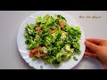 2 рецепта СВЕЖИХ салатов с листьями САЛАТА БЕЗ СОЛИ ☆ LETTUCE SALAT 2 recipes SALT FREE ☆