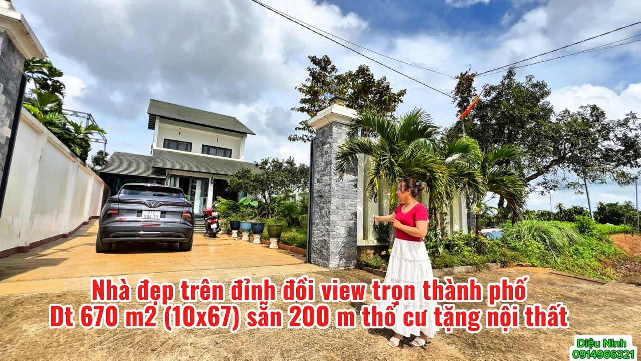 🌹(404) Bán nhà nghỉ dưỡng trên đồi, cách trung tâm 3km – không gian xanh mát, tiện nghi, vào ở ngay!