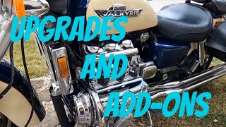 Honda Valkyrie, Upgrades and addons what do you suggest.