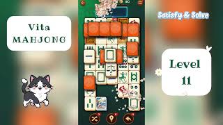 Vita Mahjong – Level 11 | Relaxing Mahjong Solitaire 🀄 screenshot 5