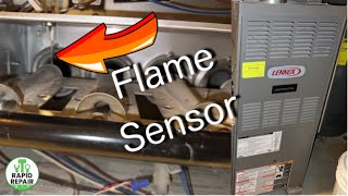 Furnace Will Not Turn On | Flame Sensor Quick Fix - Super Easy!