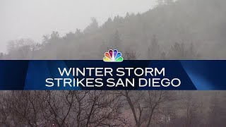 Winter Storm Strikes San Diego | Nightly Check-In