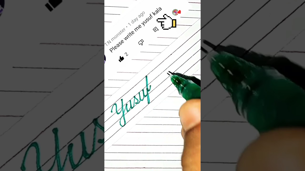 ♥Yusuf kala♥♥WoW♥ Cursive Fonts | improve Handwriting | small Letter | Calligraphy Writing | NsT ArT